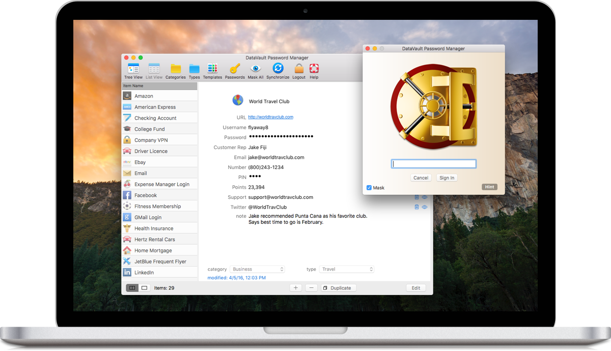 password manager software for mac